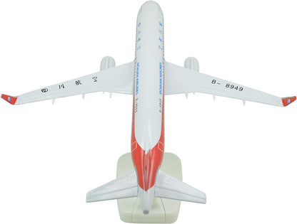 1:400 20cm Airbus A320 China Sichuan Airlines Metal Airplane Model Plane Toy