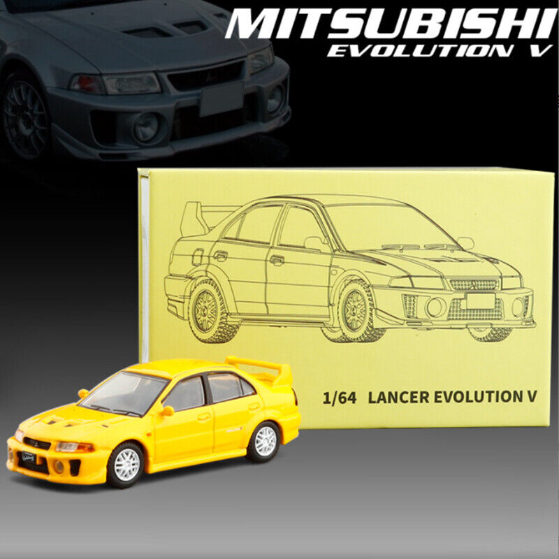 Mitsubishi Lancer Evo 5 V Diecast Model Car Alloy vehicle Toy Gift 1:64 Collecti