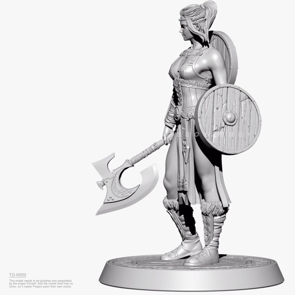 1/35 resin figure model kit Sera Northern Female General Unassembled Unpainted