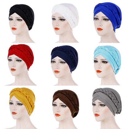 Turban Hat Hat Baotou Hat Caps Head Wearing Comfort Beautiful Colorful Fashion