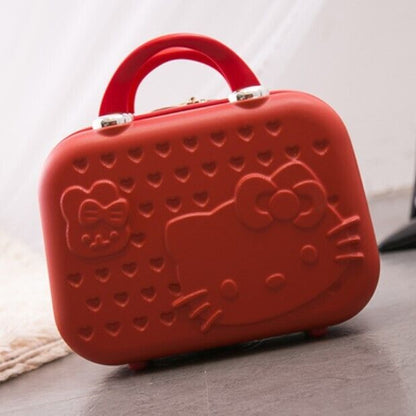 14 Inch Hello Kitty Cosmetic Case Box Beauty Makeup Bag Organizer Cartoon Hellok