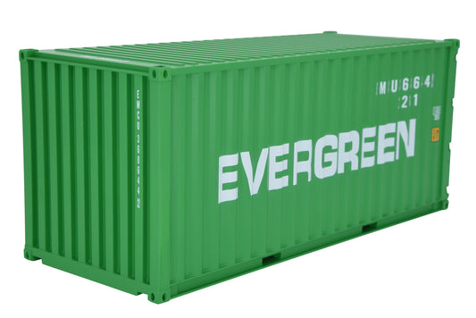 1:20 EVERGREEN Shipping Container Model ABS Resin & Wood