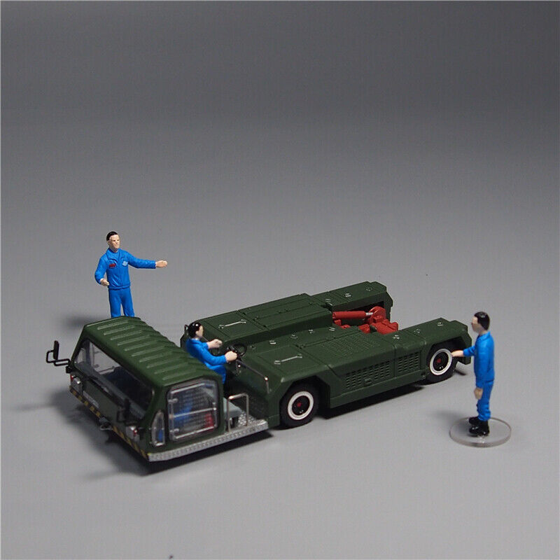 1/35 Aircraft Tractor Alloy Model Air Force Simulation Aircraft Trailer Model