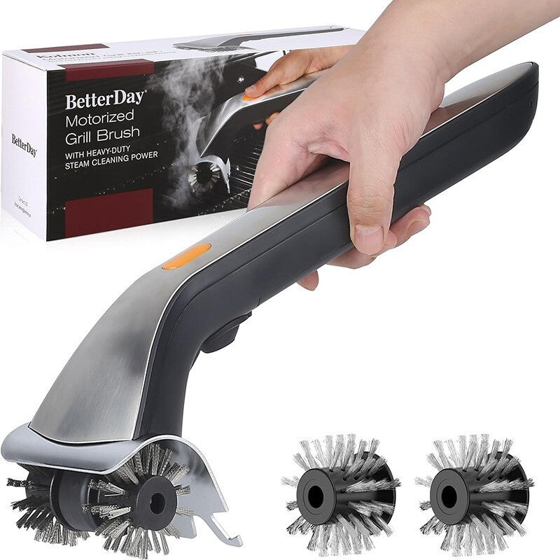 BBQ Grill Cleaning Brush, Barbecue Wire Brush Electric automatic