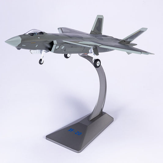1:48 46CM AF1 China J-20 Stealth Fighter Plane Diecast Military Aircraft Model
