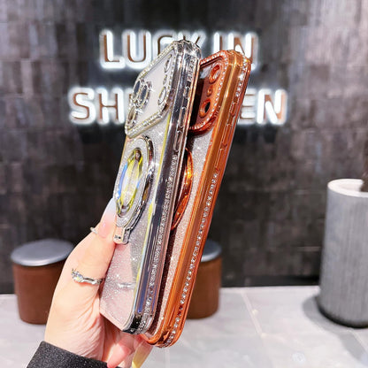 Magnetic Stand for Iphone 17 Pro Max Case [Compatible with Magsafe][Built-In Cam