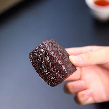 Yixing Purple Clay Tea Pet Play Tortoise Shell Cover Bracket Can Raise Tea Set