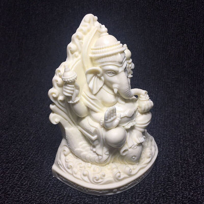4.6" New Asian Elephant God Buddha Figure Statue Resin Art Sculpture Statue