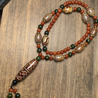 Tibetan Style Old Agate Celestial Beads, Family Portrait Celestial BeadCollected