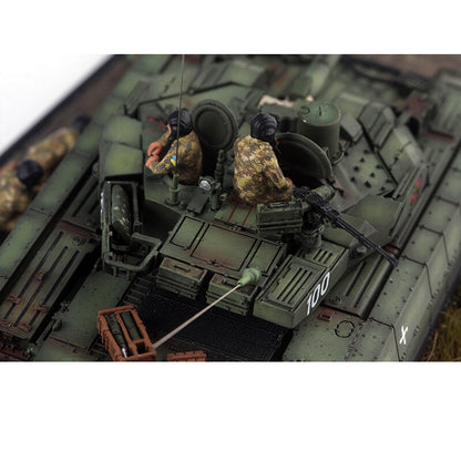 1/72 Ukrainian Crews Can Be Used With T84 5pcs Soldiers Cute Dogs Model No Tank