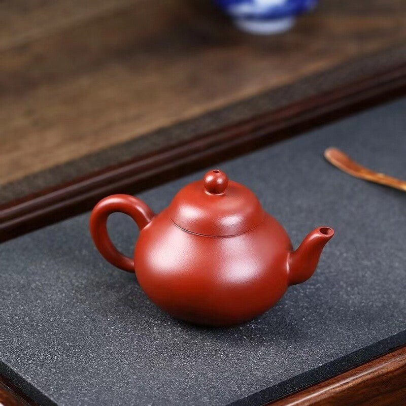 Tea Pot 100ml Real Yixing Zisha Dahongpao Clay Marked 7 Infuser Holes Master Pot
