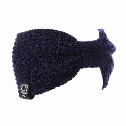 Sport Hat Autumn Winter Horizontal Striped Knit Hair Band Sport Headband Outdoor