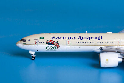 1:400 JC Wings SAUDI BOEING 777-300ER Airplane Flap Down Diecast Aircraft Model