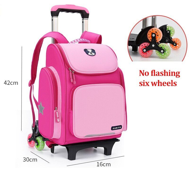 Student School Bag Backpack Bag School Backpack Wheeled Bag Trolley Wheels