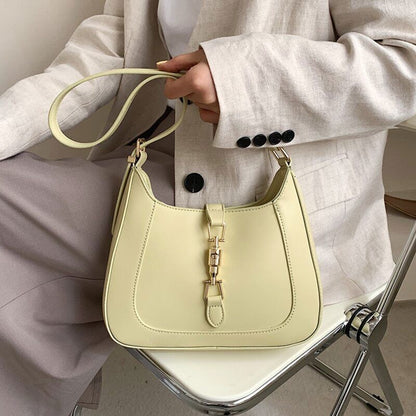 Underarm Shoulder Side Bags Women PU Leather Ladies Handbags And Purses