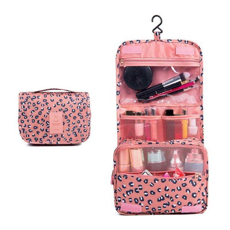 Traveling Cosmetic Bag Nylon Waterproof Makeup Purse Storage Pouch 24*9*18.5 CM
