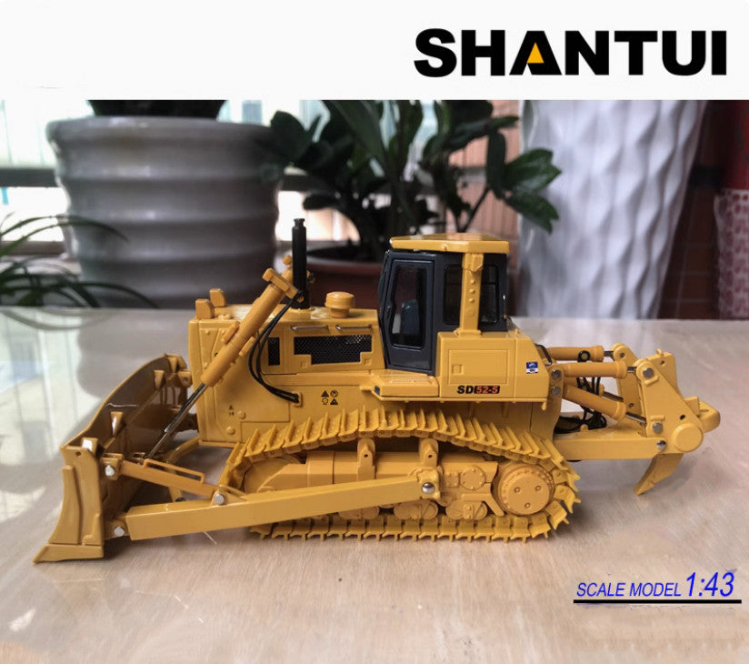 1:43 25CM SHANTUI SD52-5 Bulldozer Construction Equipment Machine Diecast Model