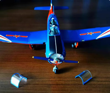 1:32 28CM AVIC PT6 Training Plane Trainer Fighter Diecast Aircraft Plane Model