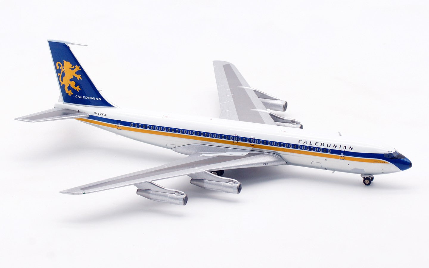 1:200 InFlight CALEDONIAN B707-300 Passenger Airplane Diecast Aircraft Model