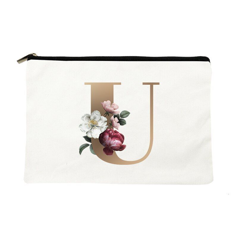 Makeup Bag Print Cosmetic Bags Bridal Party Bags Organizer Pouch Clutch Gift 1PC