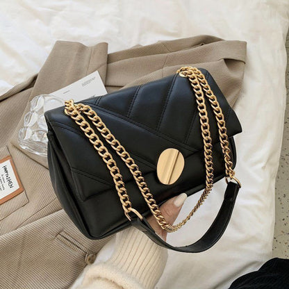 Luxury Crossbody Bags Soft Leather Shoulder Bag Fashion Chains Messenger Purse