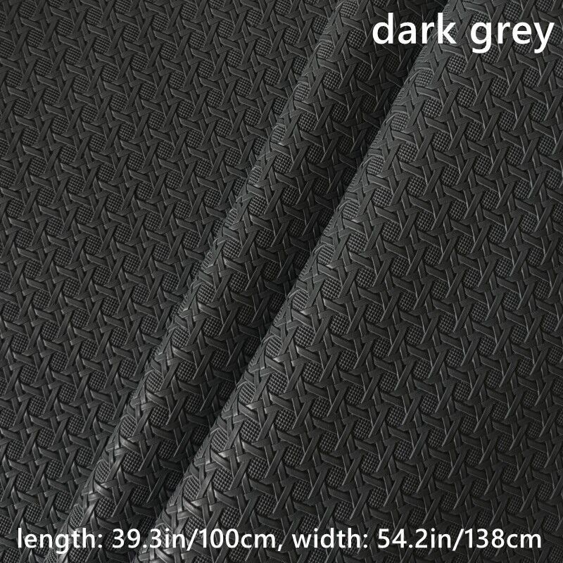 100cm Weaving Pattern Faux Leather Fabric Cloth F DIY Sofa Cover Bag Upholstery