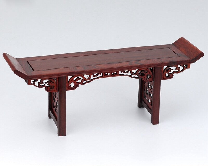 11" Long Rosewood Rack Miniature Shelf Stand Pot Bonsai Table Display Base Decor