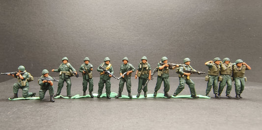 1/72 12Pcs US Special Forces Soldier Model Vietnam War