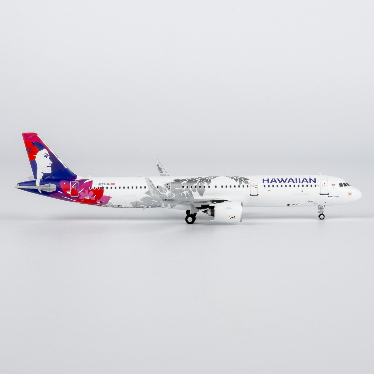 1:400 NGmodels Hawaiian Airlines Airbus A321neo Airplane Diecast Plane Model