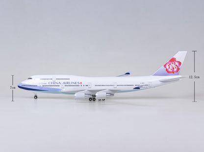47CM 1:150 CHINA AIRLINES BOEING 747-400 Airplane Landing Gears Resin Model
