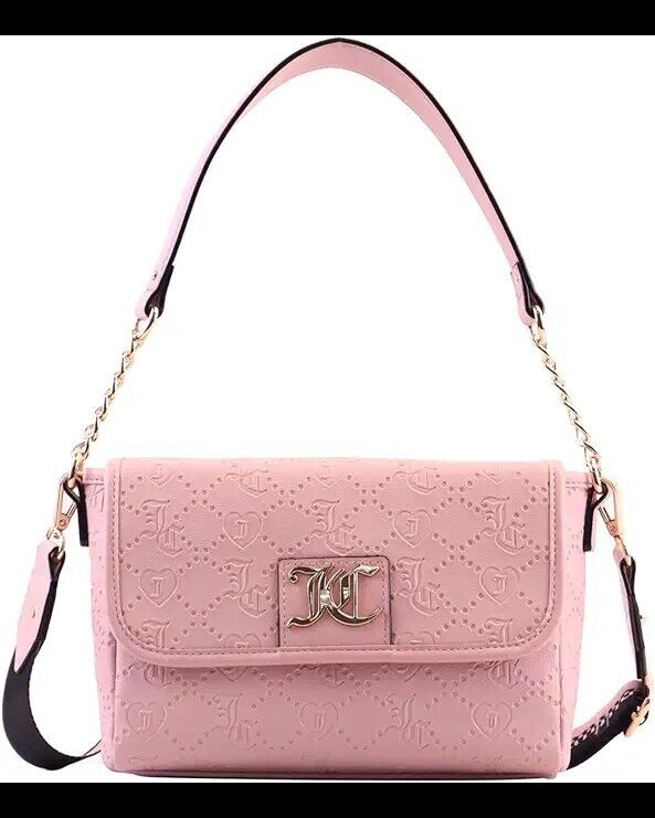 New! Juicy Couture Charm I’m Sure Crossbody Bag Dusty Blush Women's Bag Gift
