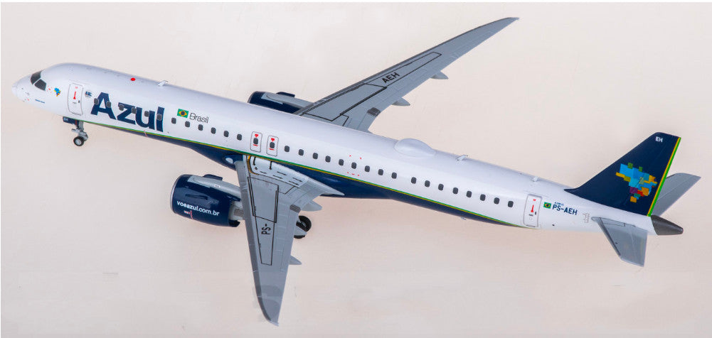 1:200 GeminiJets Azul Brazilian Airlines E195-E2 PS-AEH Diecast Aircraft Model