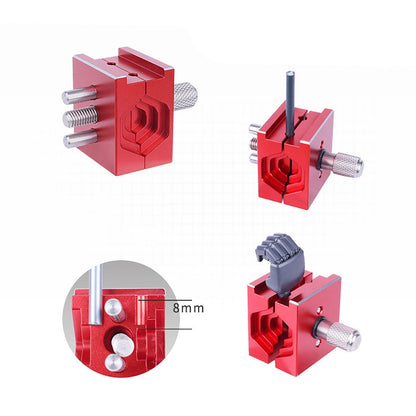 Adjustable Aluminum Alloy Mini Vise for Gundam Model Military Hobby DIY Tool