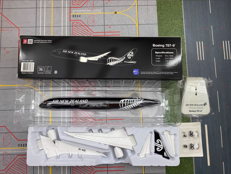 1:200 32CM AIR NEW ZEALAND Boeing 787-9 Airplane ABS Plastic Aircraft Model