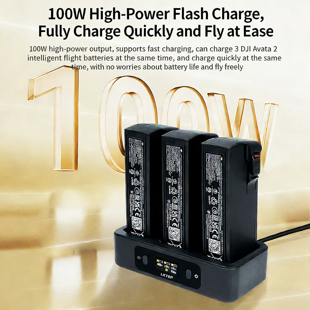 LKTOP 100W Avata 2 Two-Way Charging Hub