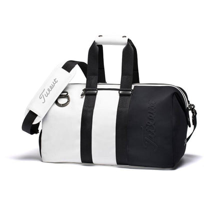 Golf Clothing Bag Men Women Shoulder Wear-Resistant PU Material Sports Handbag