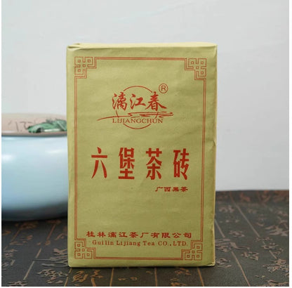 Liu Pao Rice Brick Tea 2014 Guangxi Aged Liubao Tea Black Tea Dark Tea 250g