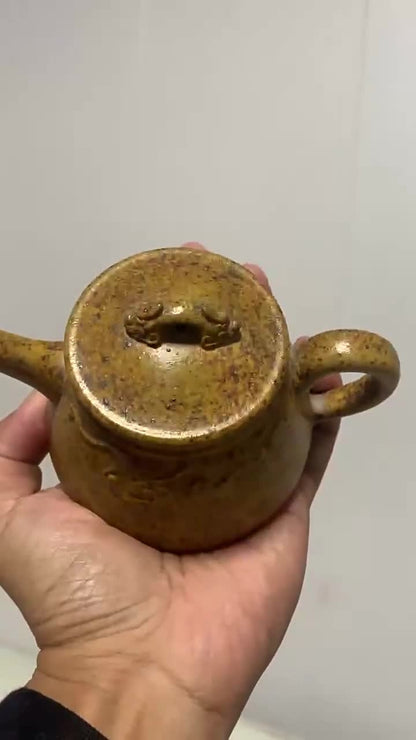 Yixing Zisha Teapot 190cc Famous Handmade Ore High-end Tea Set