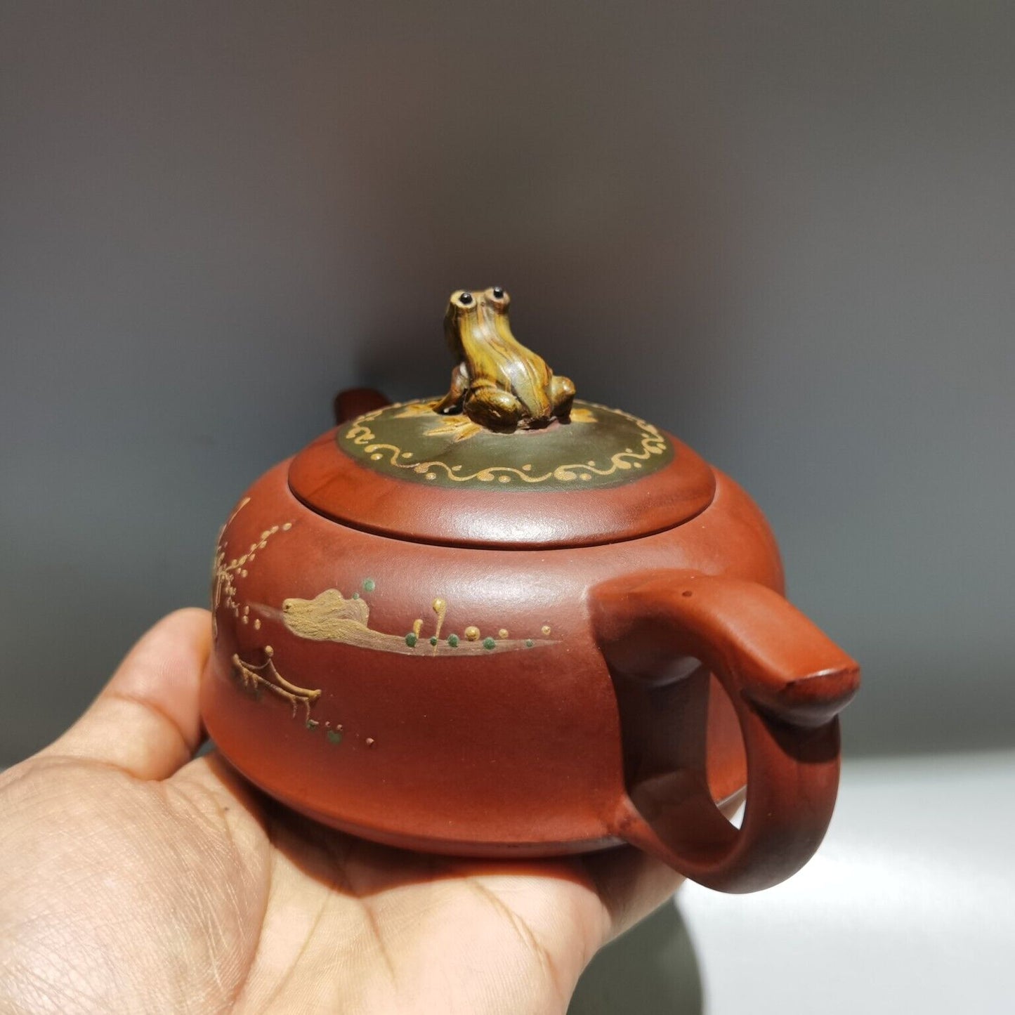Vintage Chinese Yixing Purple Clay Teapot Zisha Ceremony Fashion Nice Teaware