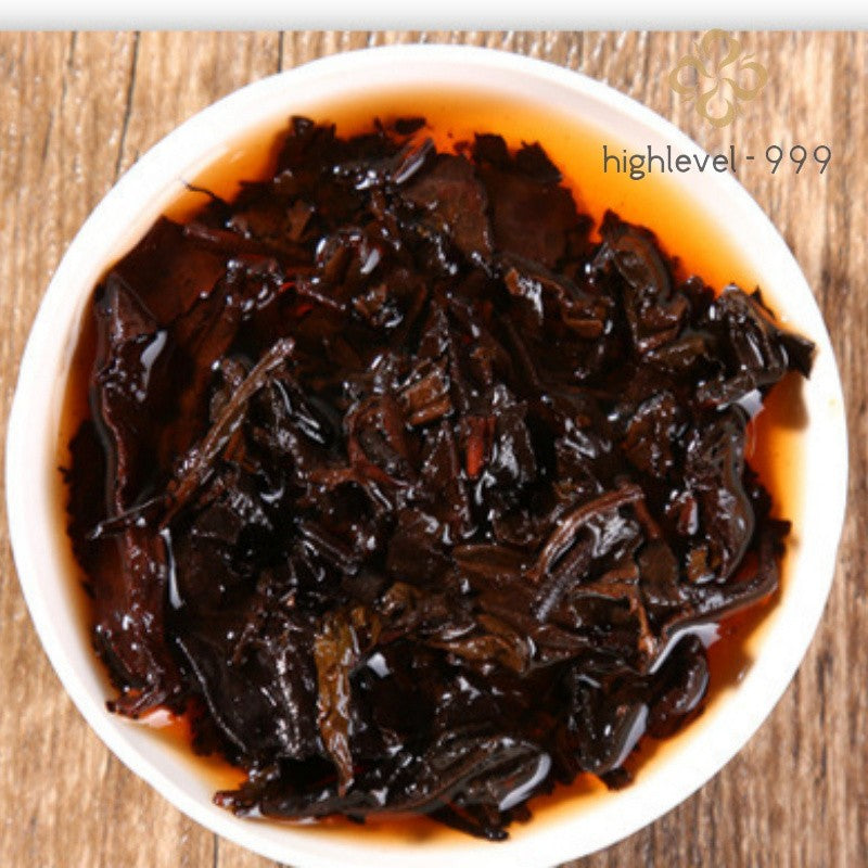 357G, Old Ripe Puer Tea Cake Bulang Mountain, Vintage Chenxiang Yunnan Tea -