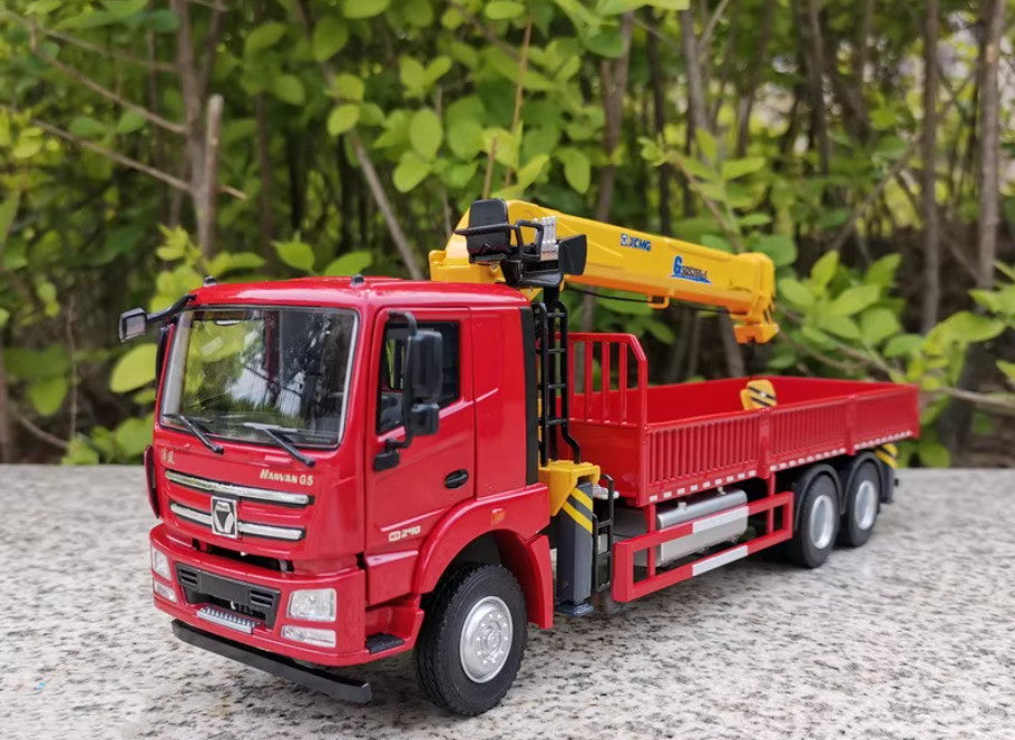 1:35 XCMG GSQS350-5 Truck-mounted Crane Construction Equipmnent Diecast Model