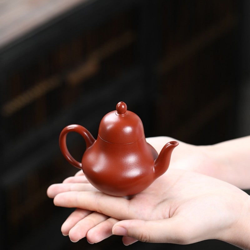 80ml True Yixing Zisha Zhu Clay Tea Pot Marked 7 Infuser Holes Small Kungfu Pots