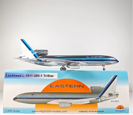 1:200 InFlight EASTERN L-1011-385-1 TriStar N319EA Airplane Diecast Plane Model