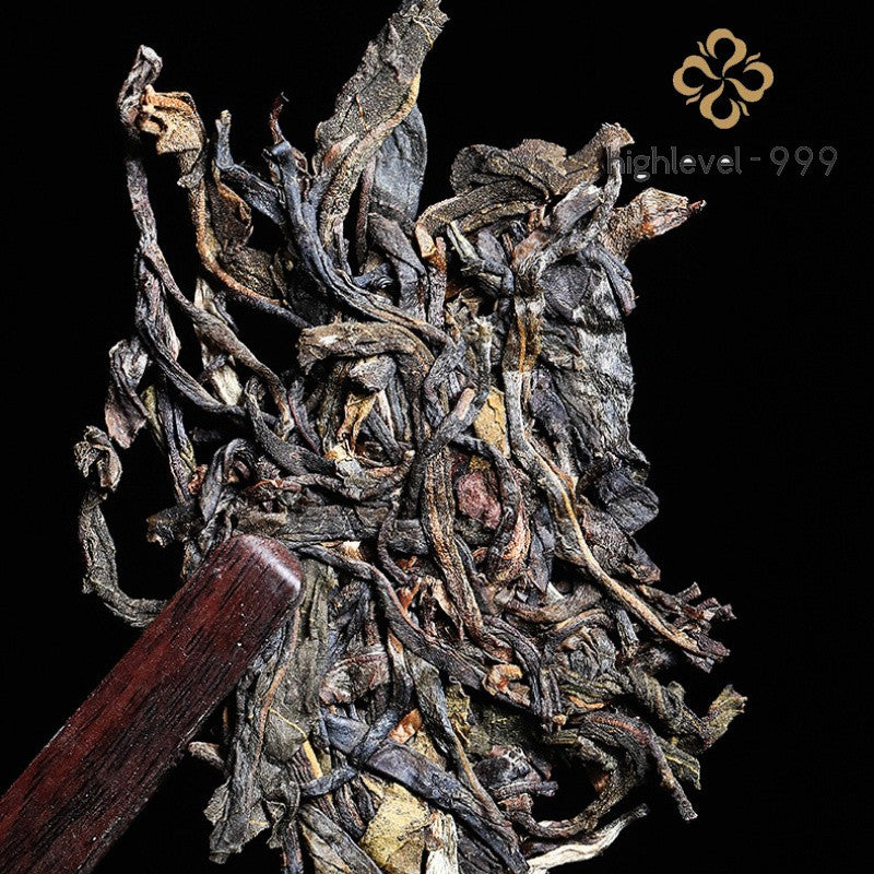 357g Raw Pu'er Menghai Sweet Aftertaste Qizi Compressed Tea Cake Yunnan