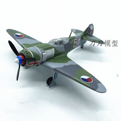 1/72 Lavochkin La-7 Chech Army Fighter 64# Model Plane WW2 Military Collectible