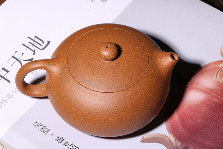 Tea Pot Chinese Yixing Zisha Duan Clay Full Handmade Marked Xishi Tea Pot 250ml