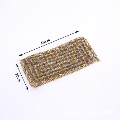 Reptile Hammock Seaweed Mat Small Hermit Bed Crabs Lounger Terrarium Decoration