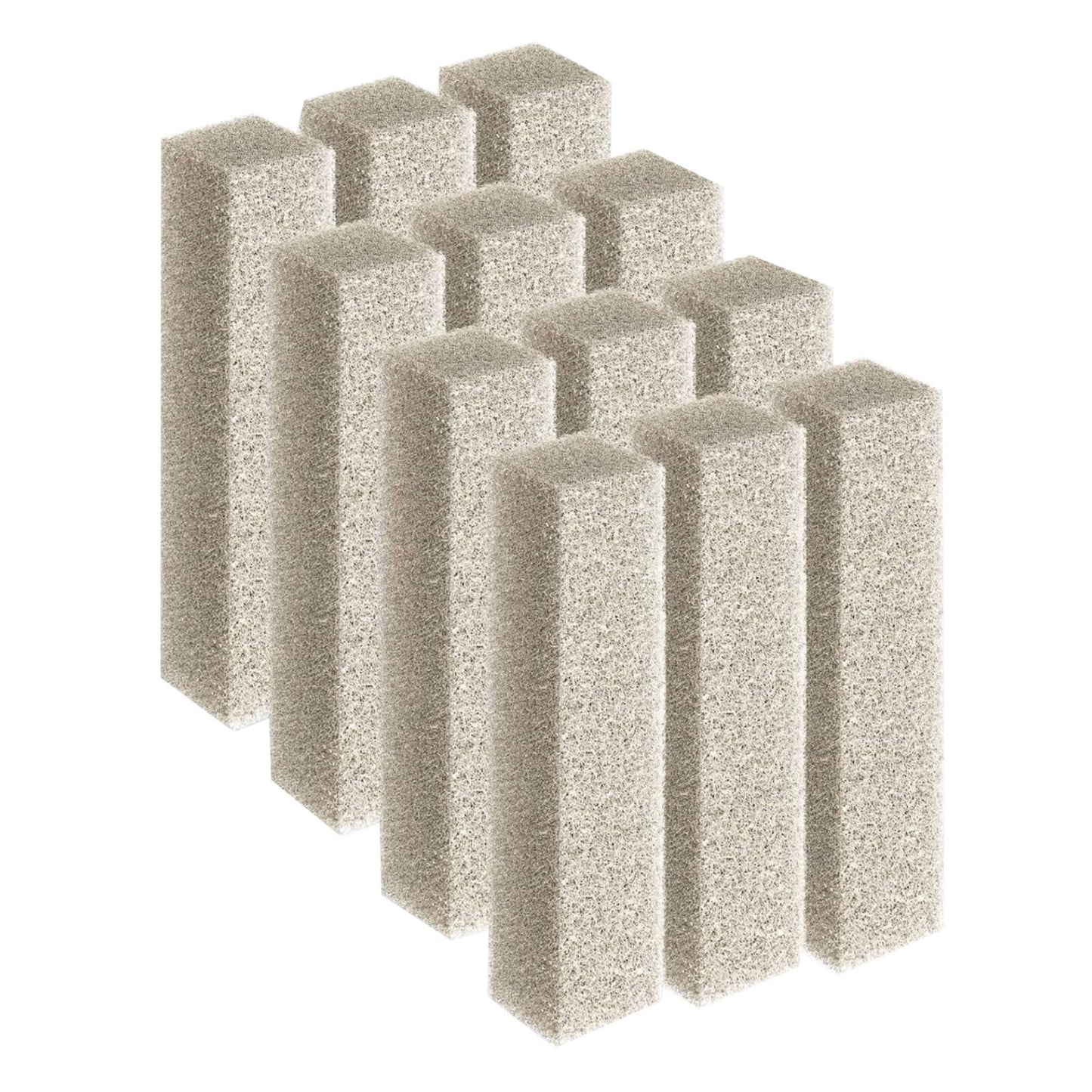12PCS Aquarium Ammonia Filter Pads For SmartClean 10-20 Gallons Power Filter
