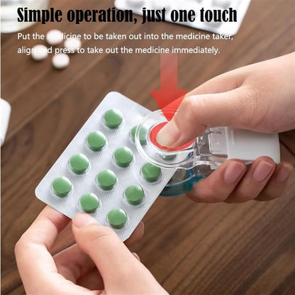 1-100Pcs Portable Pill Taker Anti Pollution Medicine Popper Tablet Dispenser