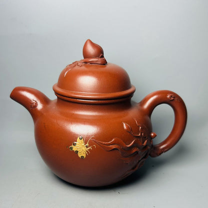 vintage China yixing purple clay teapot zisha ceremony nice teaware Collectible
